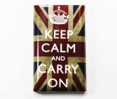Capa Keep Calm bandeira do Reino Unido para LG Optimus L3